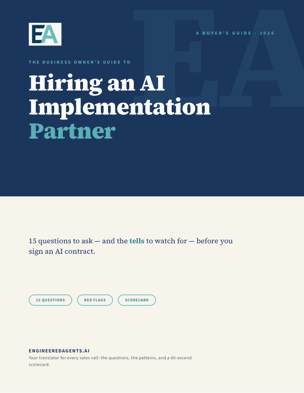 Hiring an AI Implementation Partner — cover